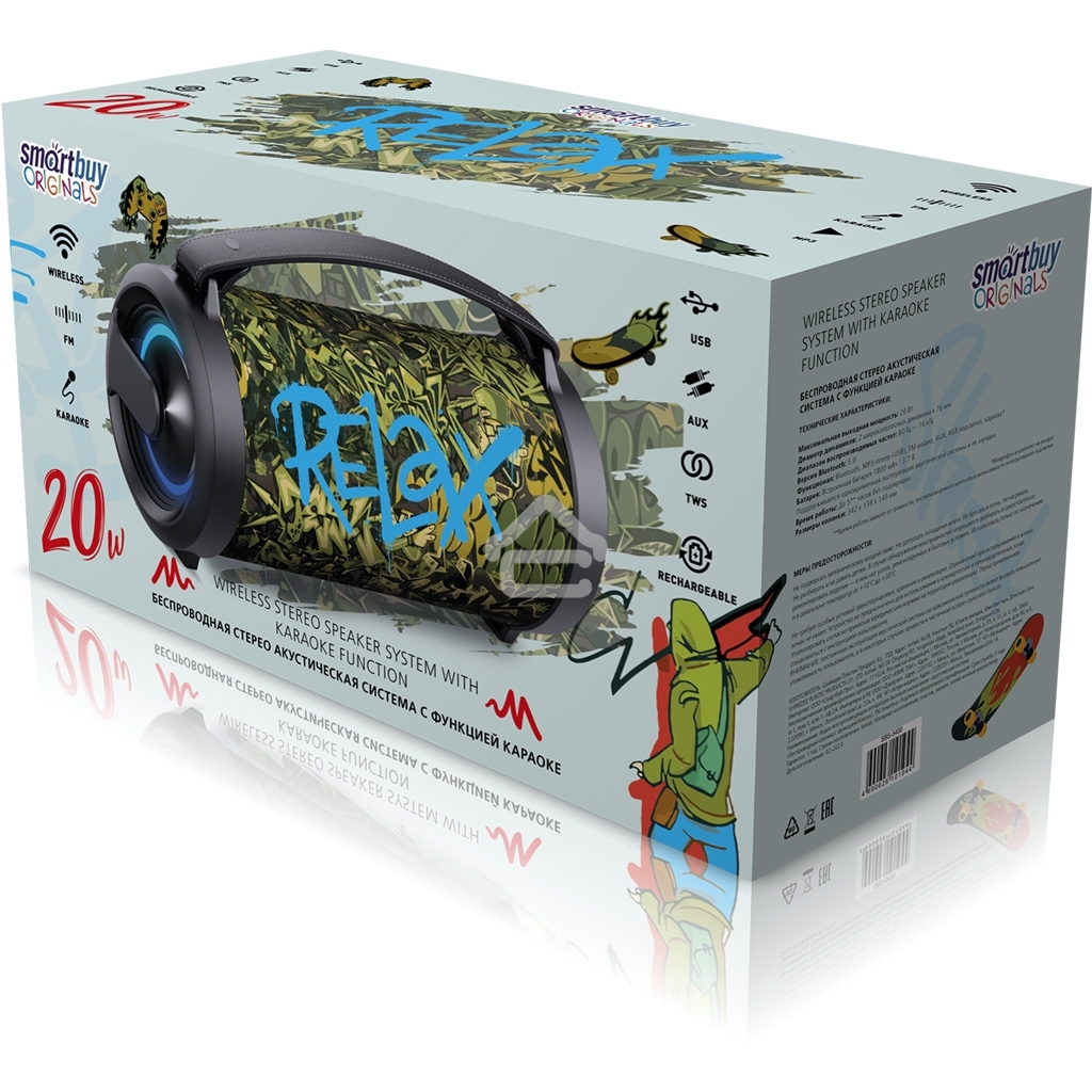 Колонка беспроводная Smartbuy (SBS-5400) RELAX, черный