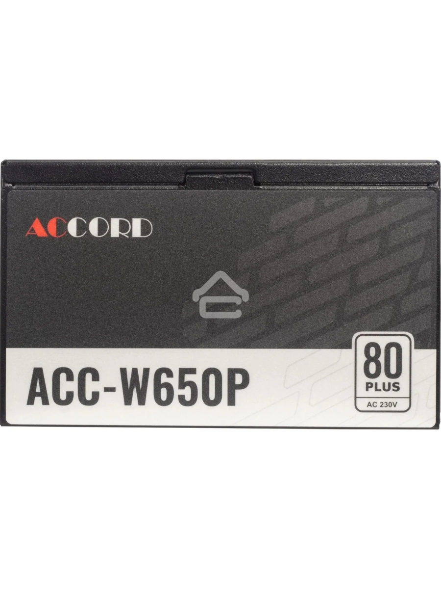 Блок питания Accord ACC-W650P, 650Вт, 80 PLUS WHITE, 120мм, черный