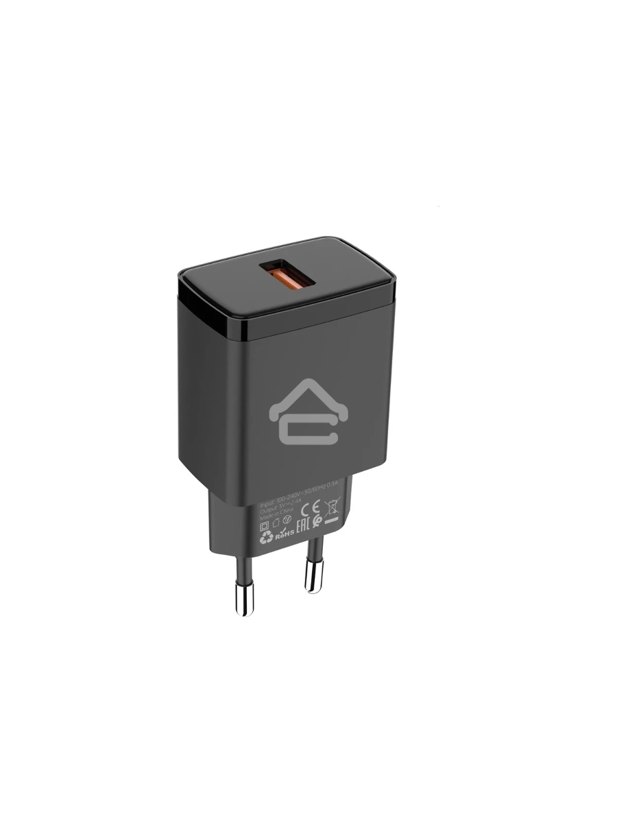 Зарядное устройство Cablexpert MP3A-PC-55, 10.5Вт, 2.1А, 1хUSB, черный, пакет
