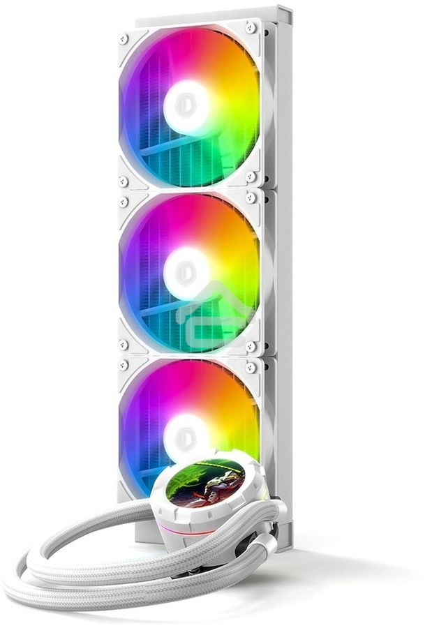 Жидкостная система охлаждения для процессора ID-COOLING SL360 XE белый 120мм алюминий+медь 1800rpm 30db 4-pin 350W