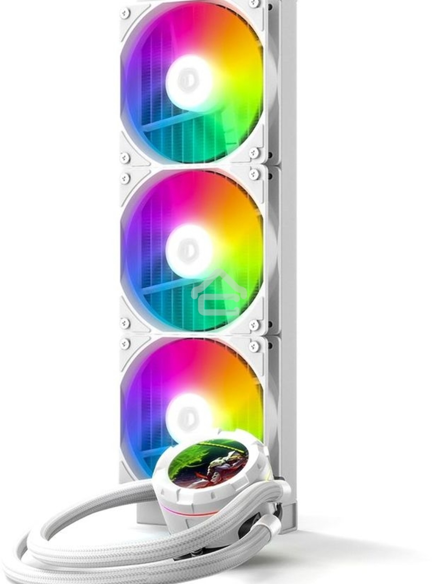 СВО для процессора ID-COOLING SL360 XE белый 120мм алюминий+медь 1800rpm 30db 4-pin 350W