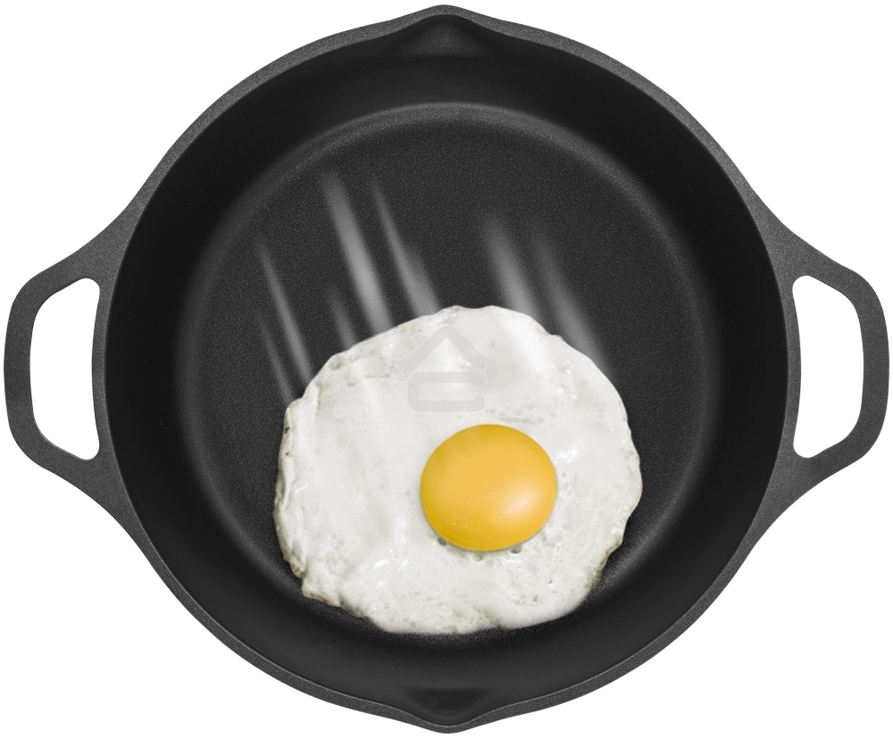 Сотейник Rondell Pacific RDA-1907 d=28 см (с крышкой) графитовый