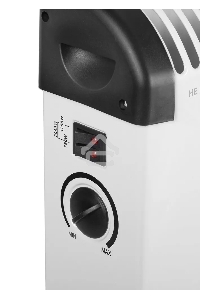 Конвектор EUROLUX ОК-EU-2.0 MPC, белый/черный, 2000 Вт, 25 м2, термостат 900/67/4/43