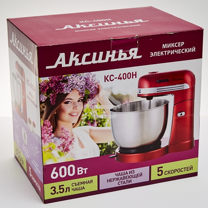 Миксер Delta Аксинья КС-400Н красный