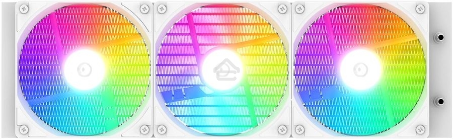 Жидкостная система охлаждения для процессора ID-COOLING SL360 XE белый 120мм алюминий+медь 1800rpm 30db 4-pin 350W