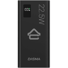 Портативный аккумулятор Digma DGPF30A 30000mAh QC3.0/PD3.0 22.5W 3A 4xUSB-A/USB-C черный