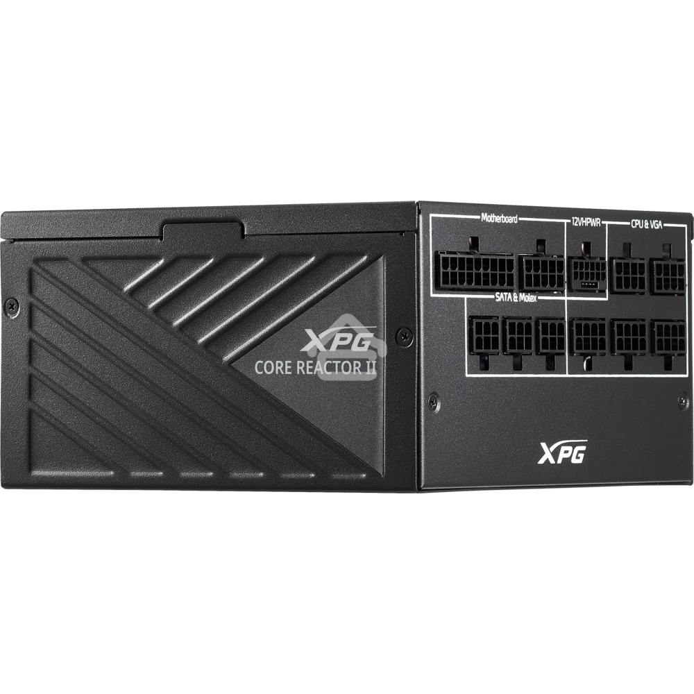 Блок питания ADATA XPG CORE REACTOR II 1200 (COREREACTORII1200G-BKCEU), 1200Вт, 80 PLUS Gold, 135мм, модульный, черный