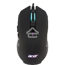Мышь проводная Acer OMW160 черный, 6400 dpi, USB, кнопки - 8