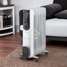 Масляный обогреватель Centek CT-6201 (9 секций) белый, 2000 Вт, 20 м2, термостат