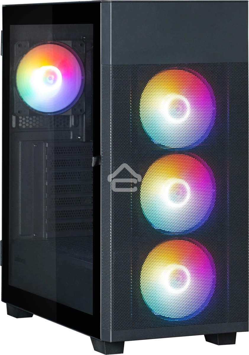 Компьютерный корпус ZALMAN S5 NEO, ATX, черный, WINDOW, 2xCOMBO (3.5