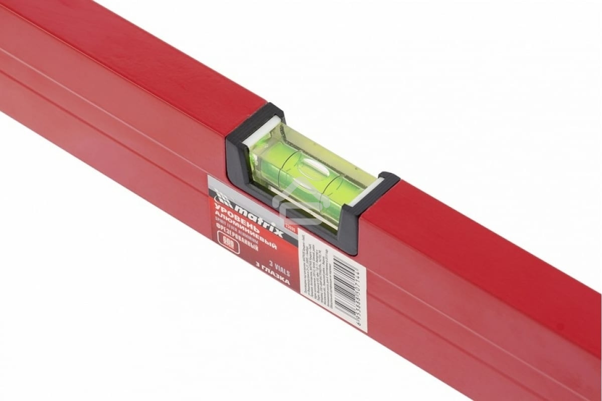 Уровень Matrix 600мм 1мм/м 3 глазка