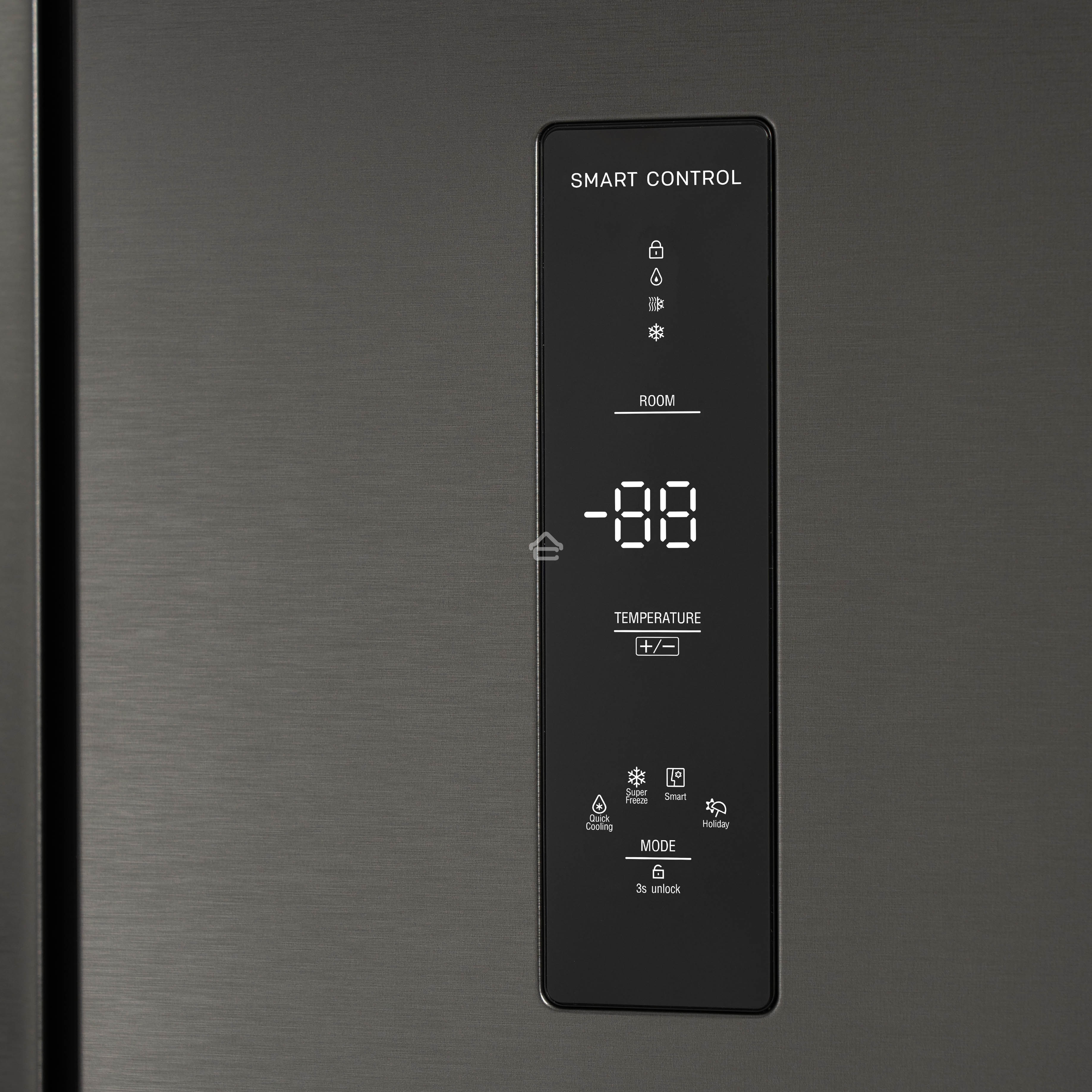 Холодильник Бирюса SBS 400 DI нержавеющая сталь двухкамерный 232/168 л морозилка слева, NoFrost, Side-by-side