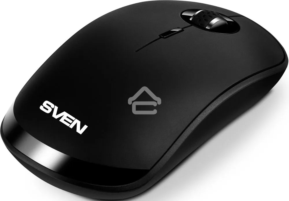 Мышь беспроводная SVEN RX-570SW черный, 1600 dpi, радиоканал, Bluetooth, USB, кнопки - 4