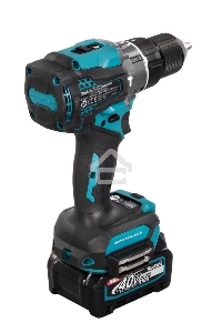 Дрель-шуруповерт Makita HP001GD201, Аккумуляторная, 40В, 2 АКБ, Ударная, Кейс