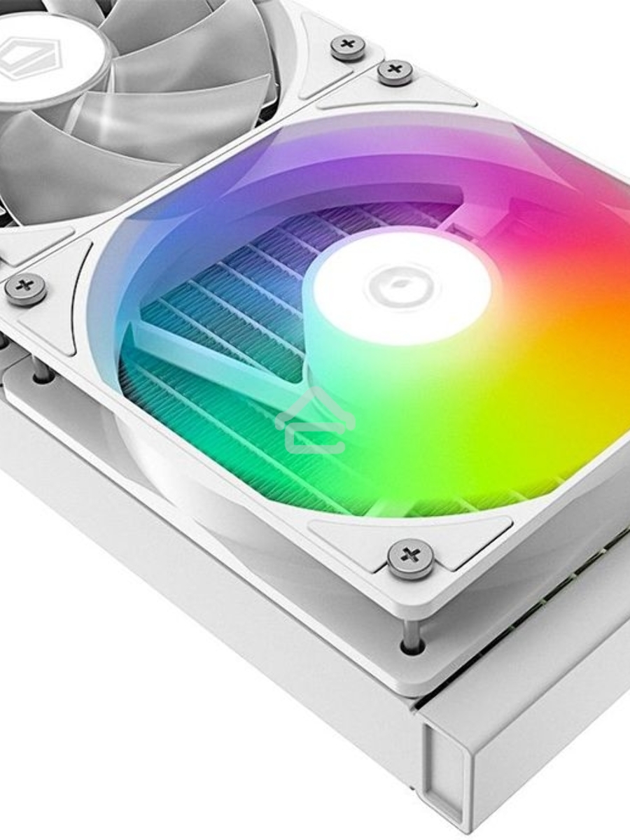 СВО для процессора ID-COOLING SL360 XE белый 120мм алюминий+медь 1800rpm 30db 4-pin 350W