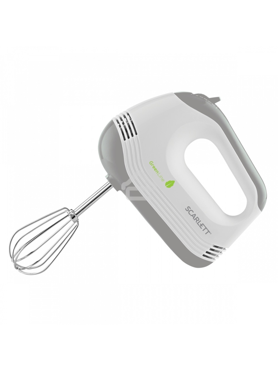 Миксер Scarlett SC-HM40S17 (Green Line) Мощность, Вт: 300; Количество скоростных режимов: 5; Режим TURBO