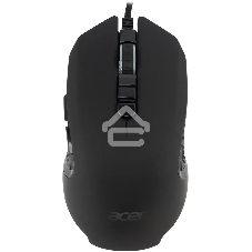 Мышь проводная Acer OMW160 черный, 6400 dpi, USB, кнопки - 8