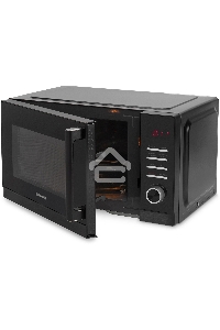 Микроволновая печь Hyundai HYM-D3012 черный 25л 800Вт кнопки, поворотный механизм