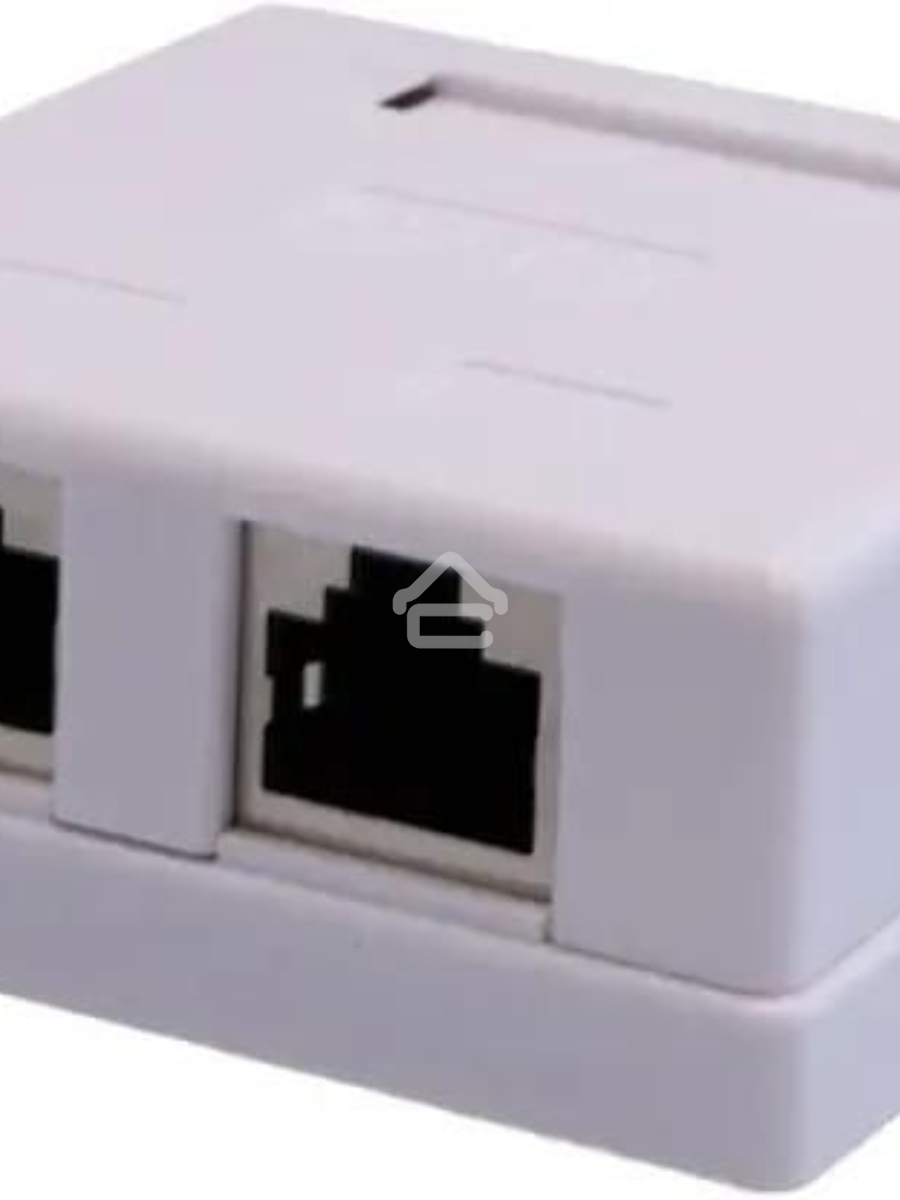Розетка Suprlan 10-0353-1, наклад. RJ45 2 кат.6 FTP