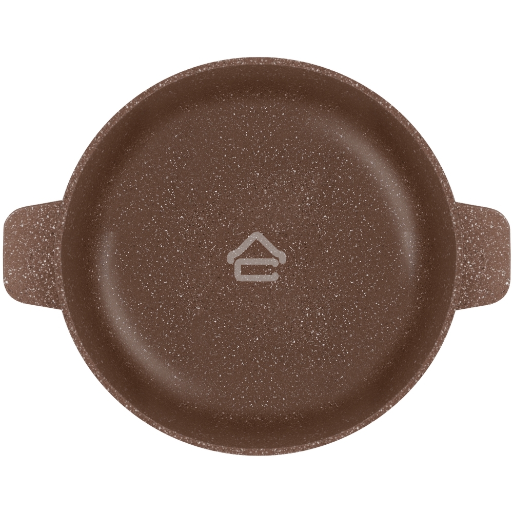 Кастрюля Maunfeld CARMEL MF24CRM01CR, 24 см, 4 л из литого алюминия со стеклянной крышкой