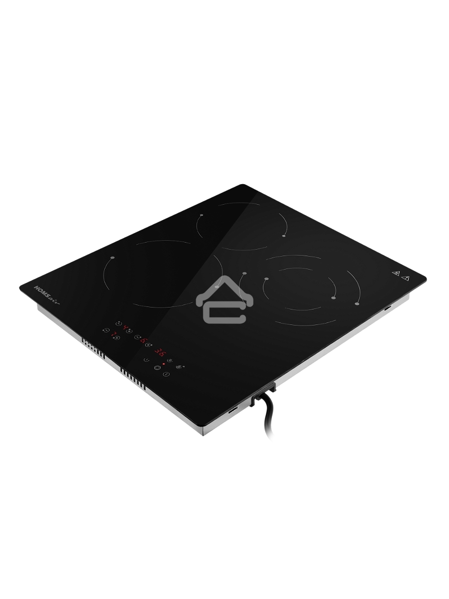 Электрическая варочная панель HOMSair HVC43DBK Hi-Light, независимая, черный