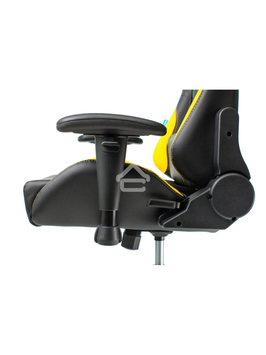 Кресло игровое Бюрократ VIKING 5 AERO YELLOW черный/желтый искусственная кожа