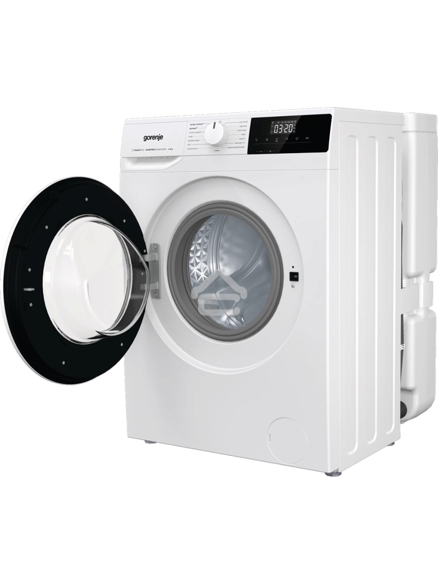 Стиральная машина Gorenje W2NHPI62SCSIRV 20010441 белый, загрузка фронтальная с баком 6 кг, 1200 об/мин., класс: А