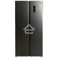 Холодильник Бирюса SBS 400 DI нержавеющая сталь двухкамерный 232/168 л морозилка слева, NoFrost, Side-by-side