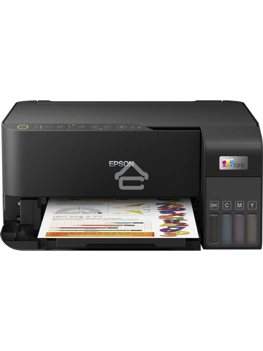 МФУ струйный Epson L3550 (C11CK59405), A4, цветной, печ. до 15 стр/мин. (ч/б) до 8 стр/мин. (цвет), скан. до 11 стр/мин. (ч/б) 28 стр/мин. (цвет), 4800 x 1200 dpi (печать) 1200x2400dpi (скан.), USB, Wi-Fi, Air Print