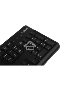 Клавиатура проводная Logitech K120 for business, USB Черный