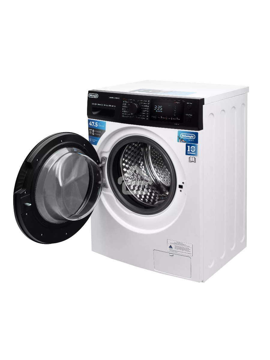 Стирально-сушильная машина DeLonghi AURORA LA 8654 VI белый, загрузка фронтальная 8 кг, 1500 об/мин., класс: А