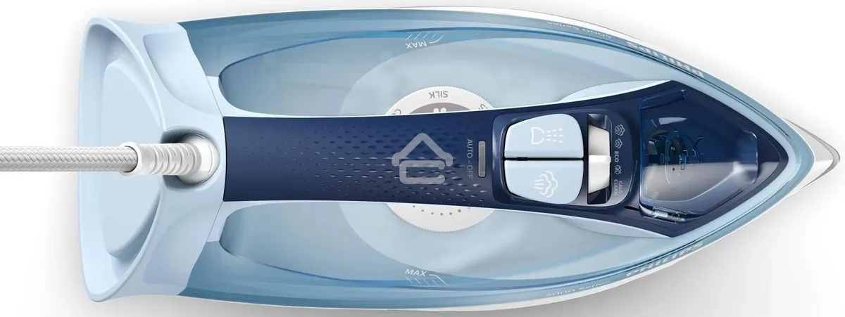 Утюг электрический Philips DST5030/20 2400 Вт, удар 180 г, пар 45 г/мин, 320 мл, SteamGlide Plus, автоотключение