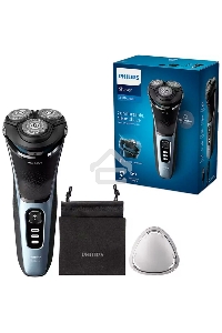 Электробритва Philips S3243/12 черный/голубой