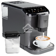 Кофемашина автоматическая Zigmund & Shtain ZACM-2000 серый металлик, исп. кофе - зерновой, 1.5 л, 1350 Вт, 20 бар