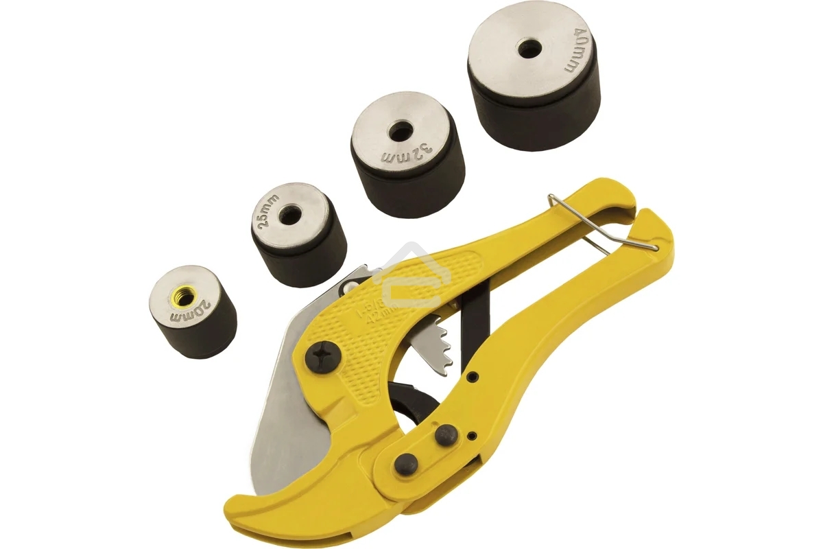 Аппарат для сварки пластиковых труб Denzel DWP-750 750Вт 260-300 град компл. насадок 20-40мм