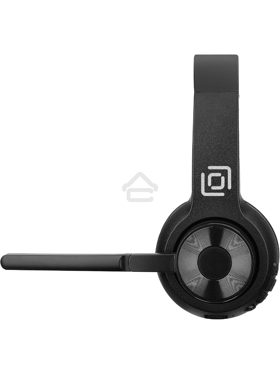 Наушники с микрофоном Оклик HS-M310 черный 1.5м накладные BT оголовье