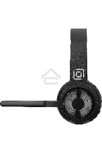 Наушники с микрофоном Оклик HS-M310 черный 1.5м накладные BT оголовье
