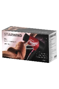 Фен Starwind SHD 7065 1400Вт черный/красный