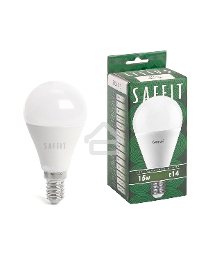 Лампа светодиодная SAFFIT SBC3715 LED 15вт Е14 белый матовый шар