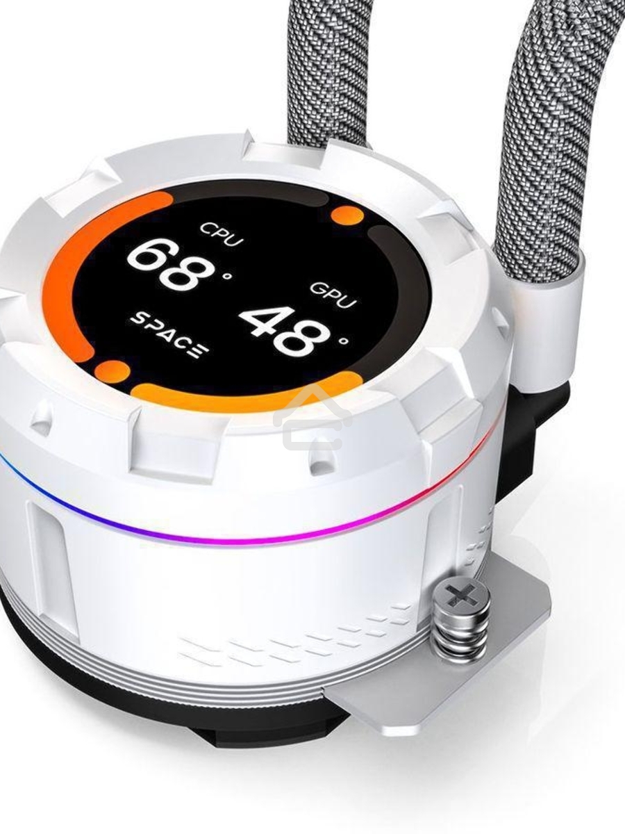 СВО для процессора ID-COOLING SL360 XE белый 120мм алюминий+медь 1800rpm 30db 4-pin 350W