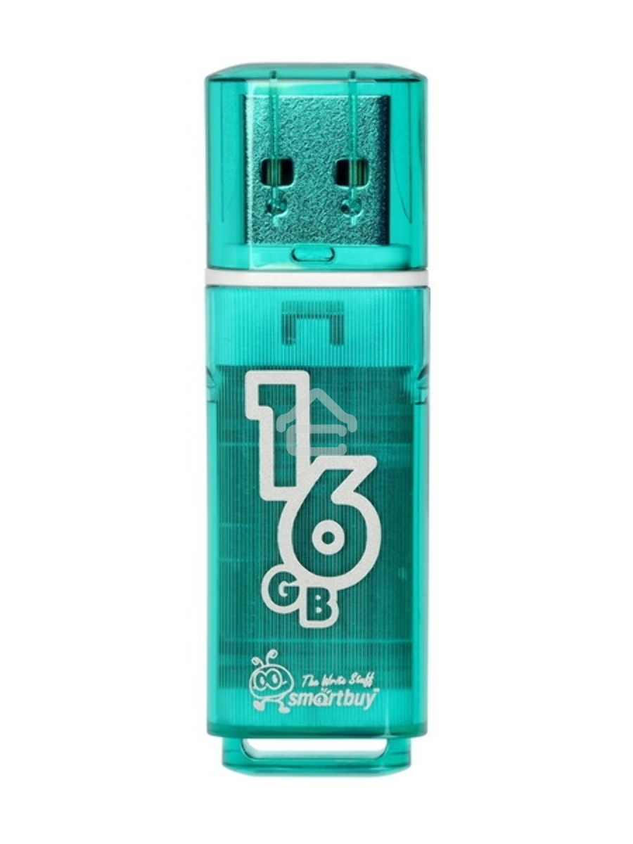Флеш диск 16Gb Smart Buy Glossy series Green