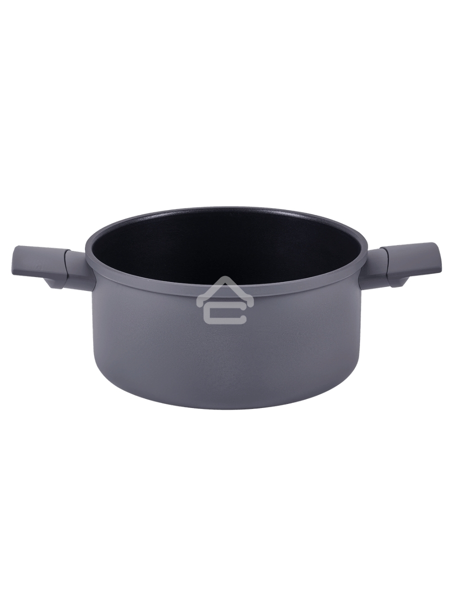 Кастрюля Maunfeld ASTRID MF24ASTR1CR из кованого алюминия со стеклянной крышкой, 24см, 4.6 л