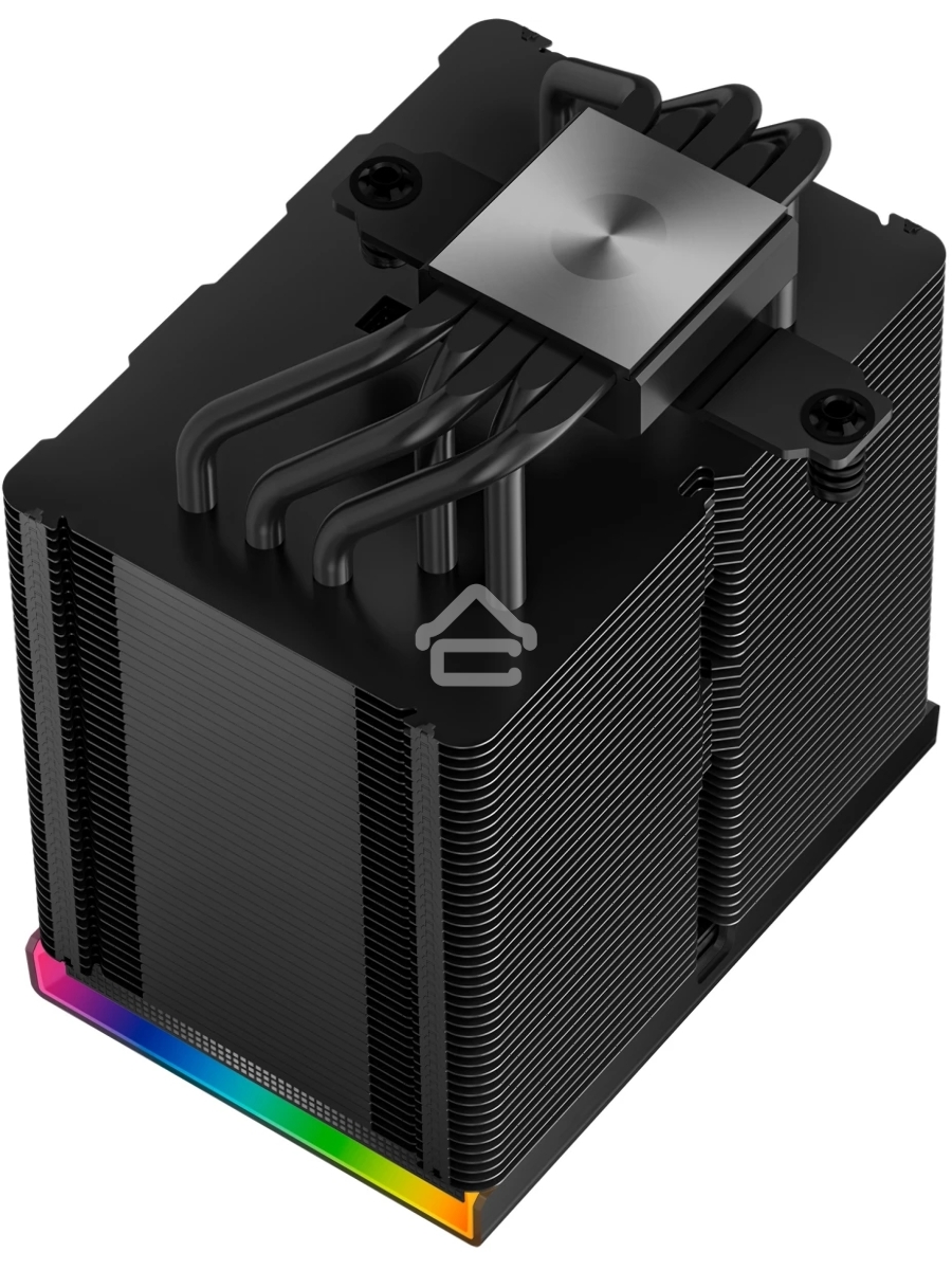 Кулер для процессора DEEPCOOL AK500 DIGITAL PRO черный, 120 мм, алюминий/медь, 1750 об/мин, 25 дБ, 4 pin, 162 мм