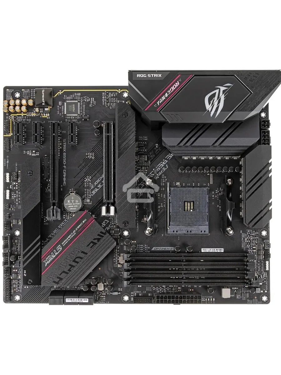 Материнская плата ASUS ROG STRIX B550-F GAMING, AM4, AMD B550, 4xDDR4, 6xSATA, 2xM.2, 1xPCI-E 3.0 x16, 1xPCI-E 4.0 x16, 3xPCI-E x1, 1xDP, 1xHDMI, 1x 2.5Gb LAN, 1xUSB 3.2 Gen 2, 4xUSB 3.2 Gen 1, 2xUSB 2.0, 5x3.5 мм, 7.1, ATX