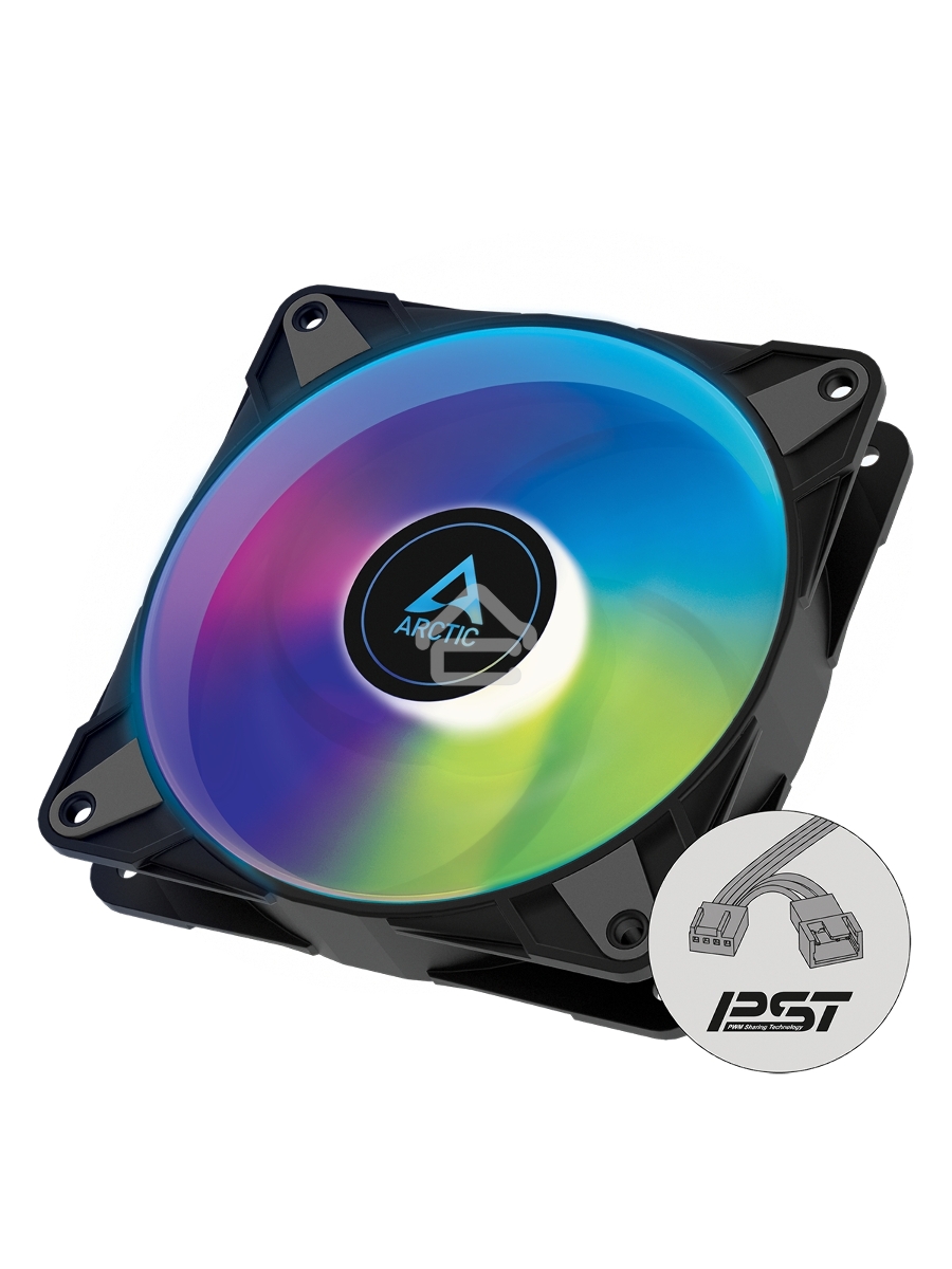 Вентилятор корпусной ARCTIC P12 PWM ACFAN00231A черный 120мм 2000rpm 36db 3-pin