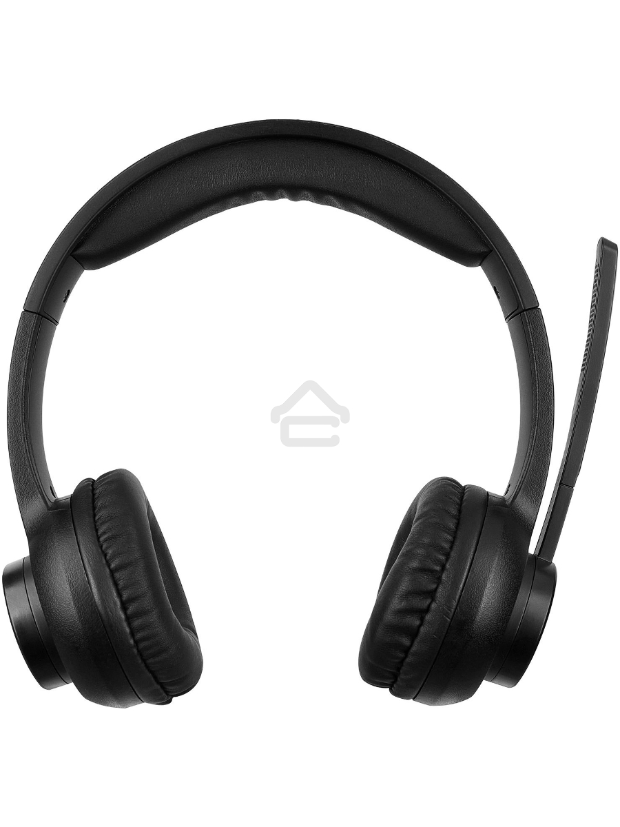 Наушники с микрофоном Оклик HS-M310 черный 1.5м накладные BT оголовье