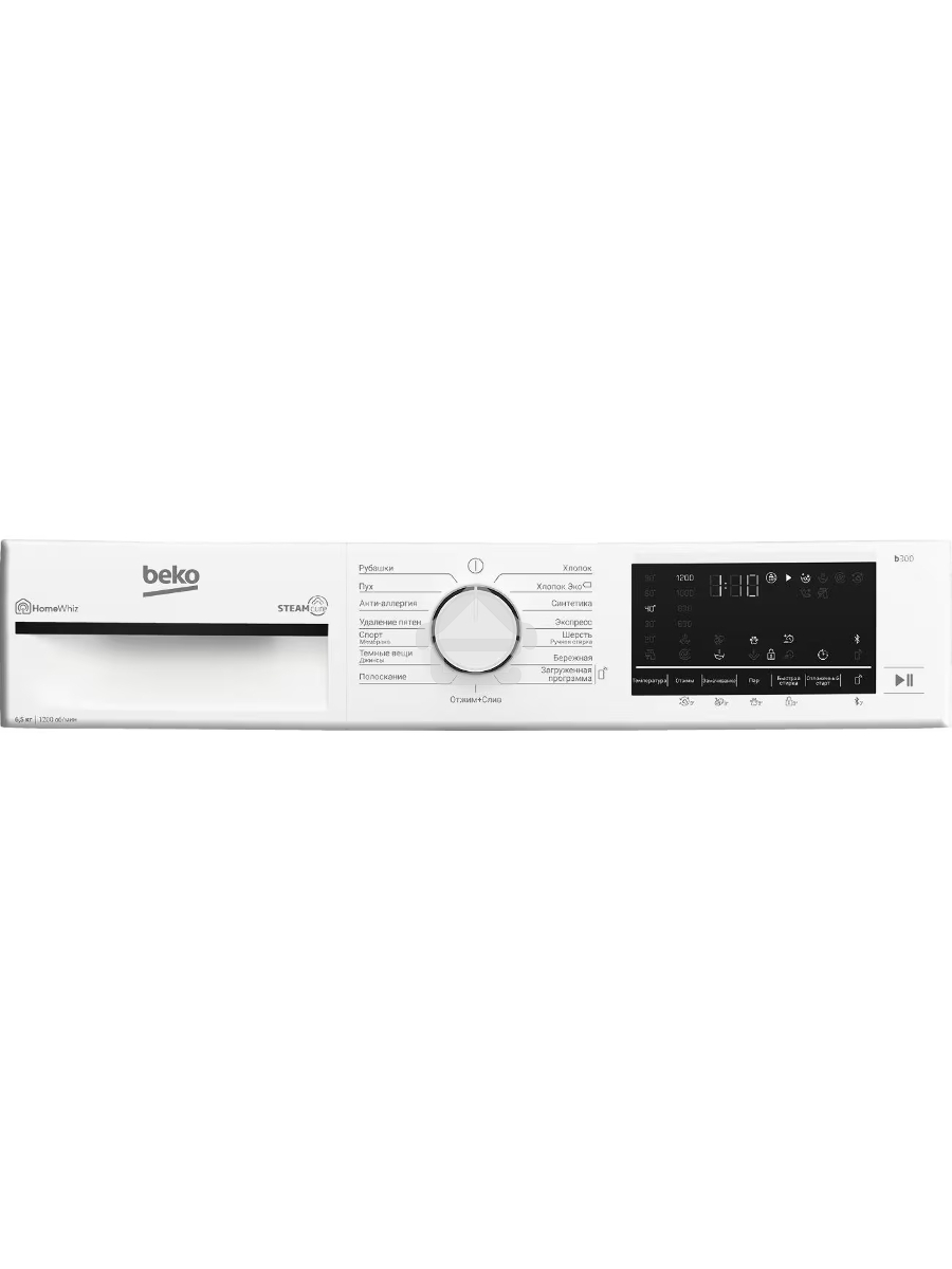 Стиральная машина Beko B3WFR56H2WWB белый, загрузка фронтальная 6,5 кг, 1200 об/мин., класс: А