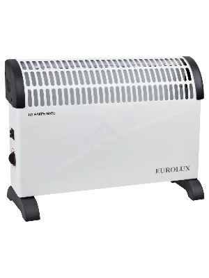 Конвектор EUROLUX ОК-EU-2.0 MPC, белый/черный, 2000 Вт, 25 м2, термостат 900/67/4/43