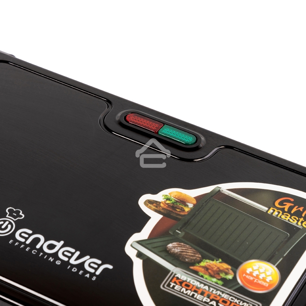 Электрический гриль Endever Grillmaster 113, черный
