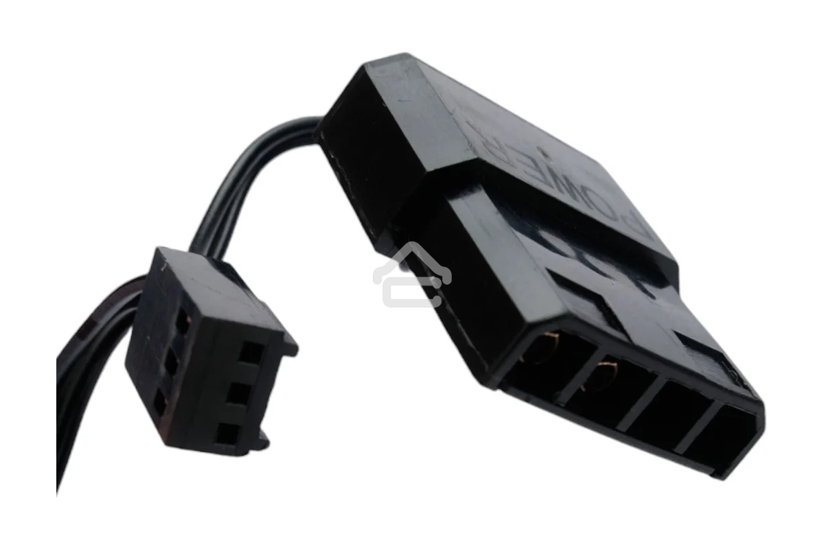 Вентилятор для корпуса Gembird D12025S12L-B черный, 120 мм, 1200 об/мин, 20.5 дБ, 3 pin